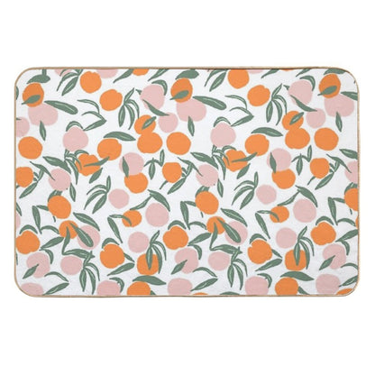 Peach Pattern  Multi-Purpose Bath Mat