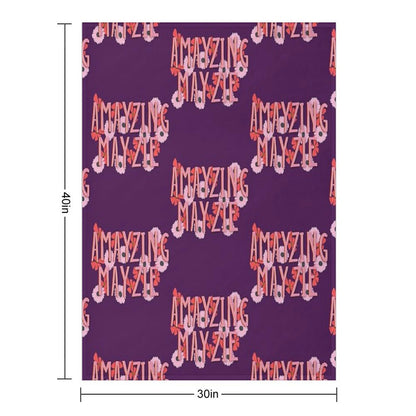 Amayzing Mayzie Suessical Seussical The Musical Broadway Song Floral Shrink-resistant Throw Blanket
