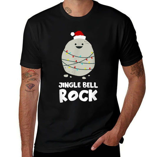 Jingle Bell Rock Funny Christmas Xmas Santa  Summer-ready Fabric T-Shirt