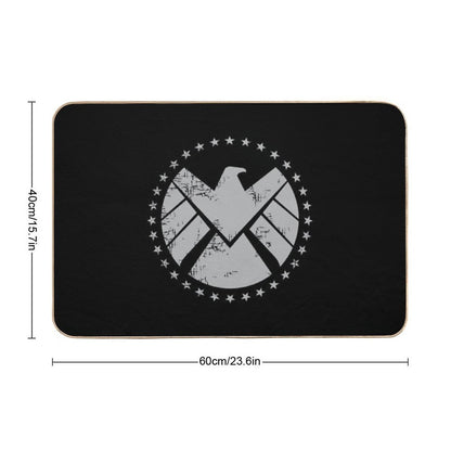 Shield Agent Training - Vintage Effect  Long-Lasting Bath Mat