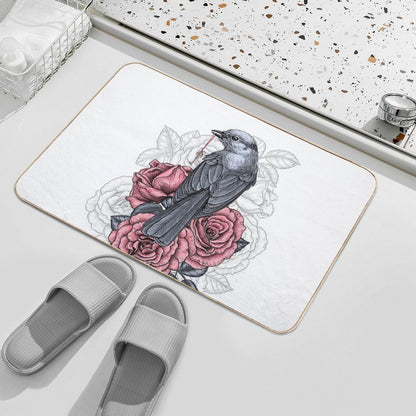 The Bird with The Silver Key  High-Traffic Bath Mat