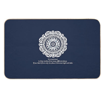 Wisdom of The White Lotus  High-Traffic Bath Mat