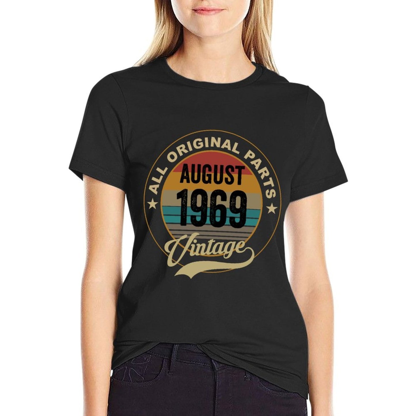 Happy 50th Birthday Vintage 1969 50th Years Old Sweatshirt  Breathable T-Shirt