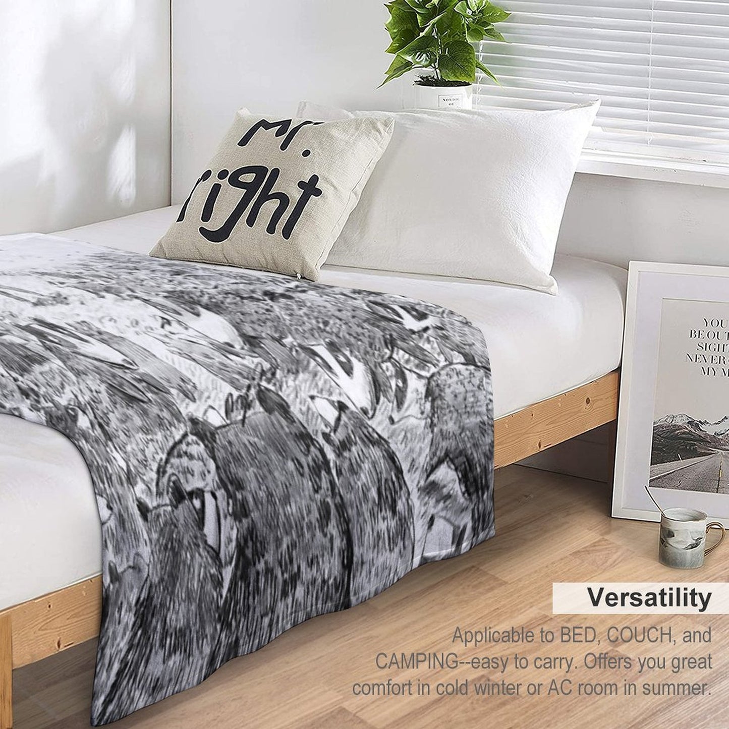 Way Too Many Badgers. Premium Throw Blanket