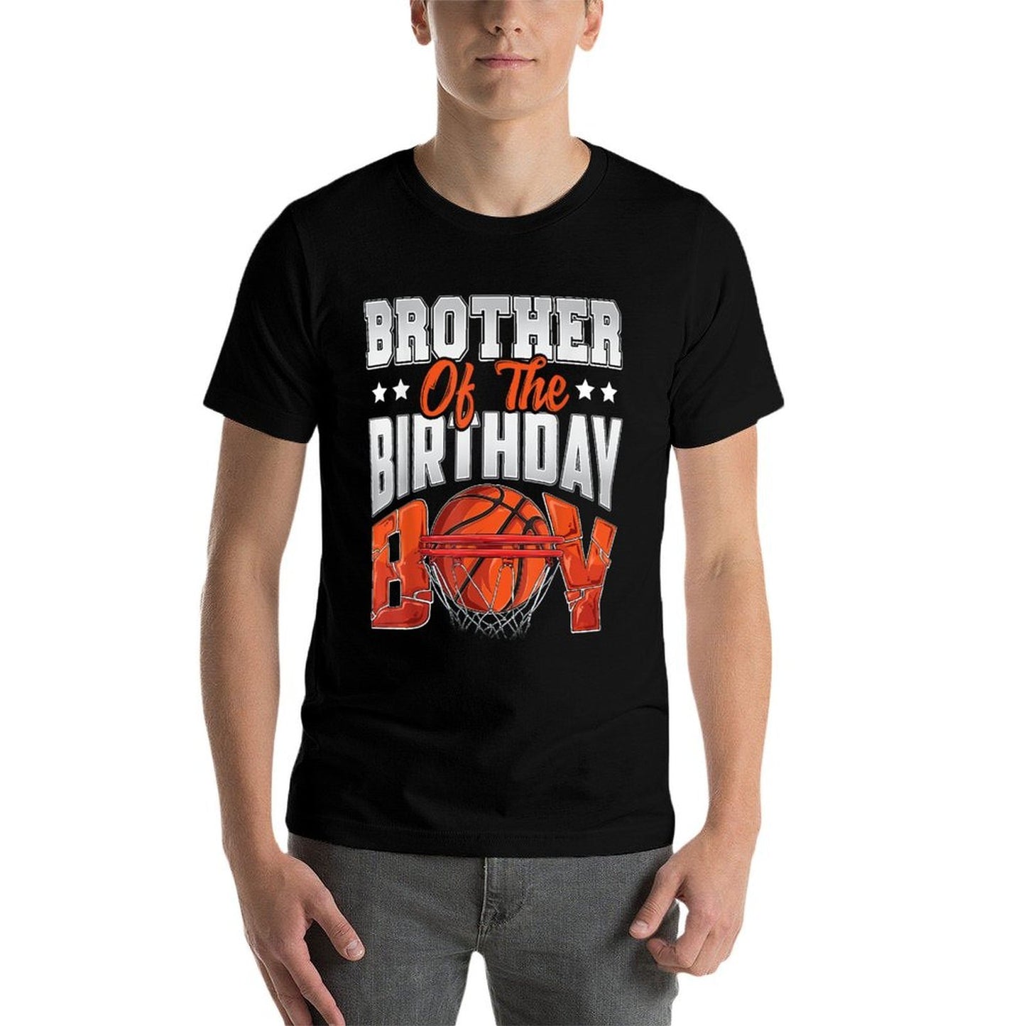 Brother Basketball Birthday Boy Family Baller B-day Party  Affordable Price T-Shirt