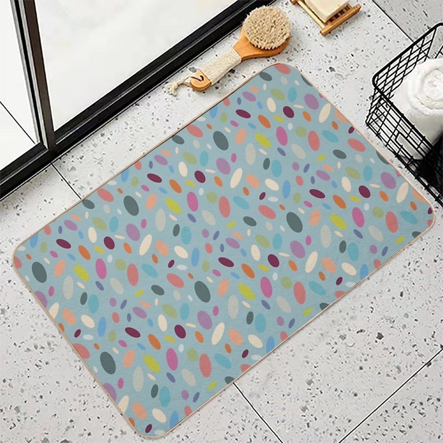 Confetti Cannon  Anti-Trip Bath Mat
