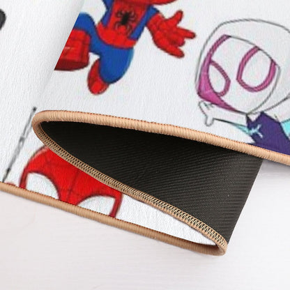 Spidey Amazing Friends, Spiders Babies, Spider Ghost, Cute Baby Spidey Girl, Cartoon Spidey, Black Spidey Durable Bath Mat