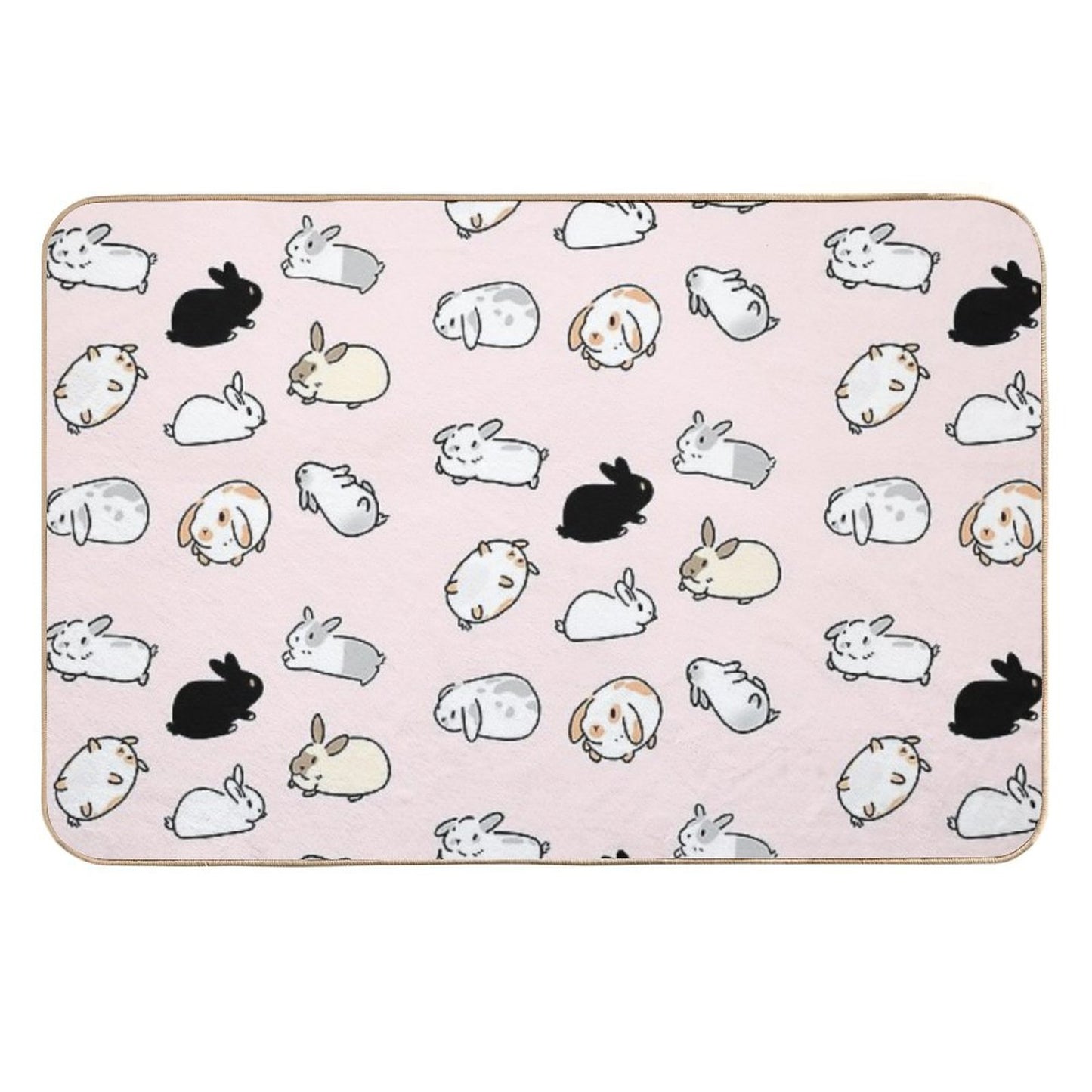 Bunny Rabbits  Multi-Purpose Bath Mat