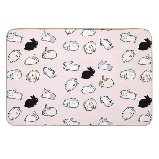 Bunny Rabbits  Multi-Purpose Bath Mat
