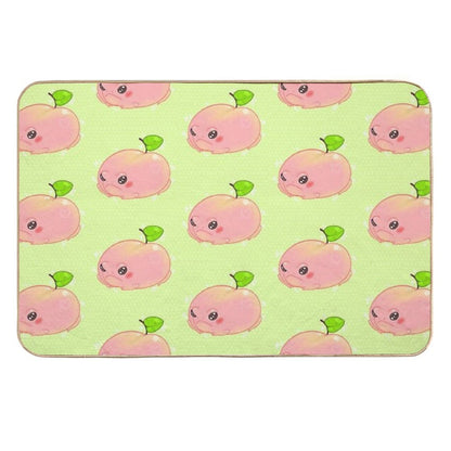 Peach Frog  Easy To Clean Bath Mat