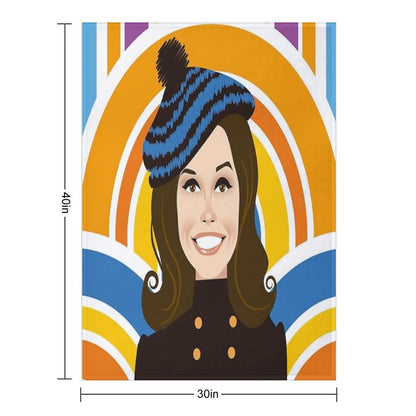 Mary Eco-conscious Throw Blanket