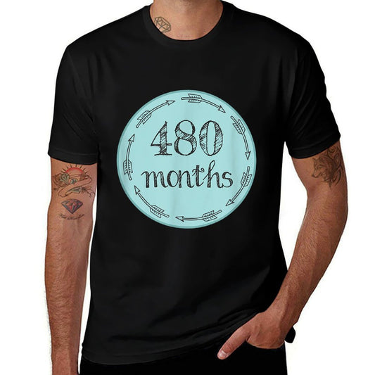 Funny 40th Birthday Milestone Belly Badge Gift  Quick-drying T-Shirt