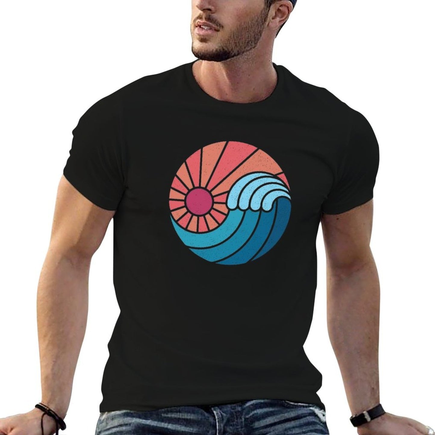 Sun & Sea  Fade-proof Color T-Shirt