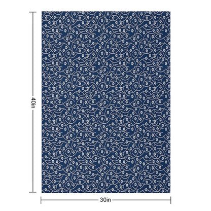 Cherry Blossoms  Japanese Collection Compact Throw Blanket