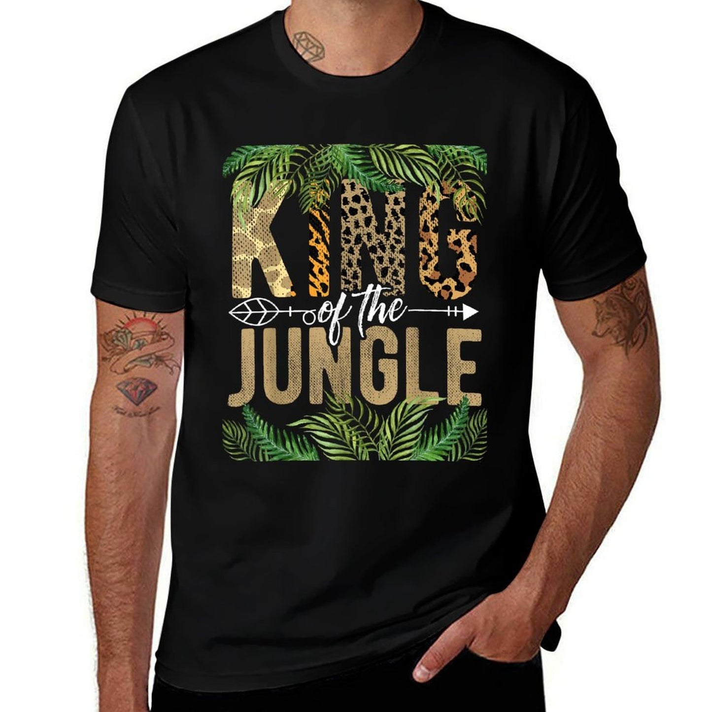 King Of The Jungle Tropical Animal Adventure Vacation  Durable T-Shirt