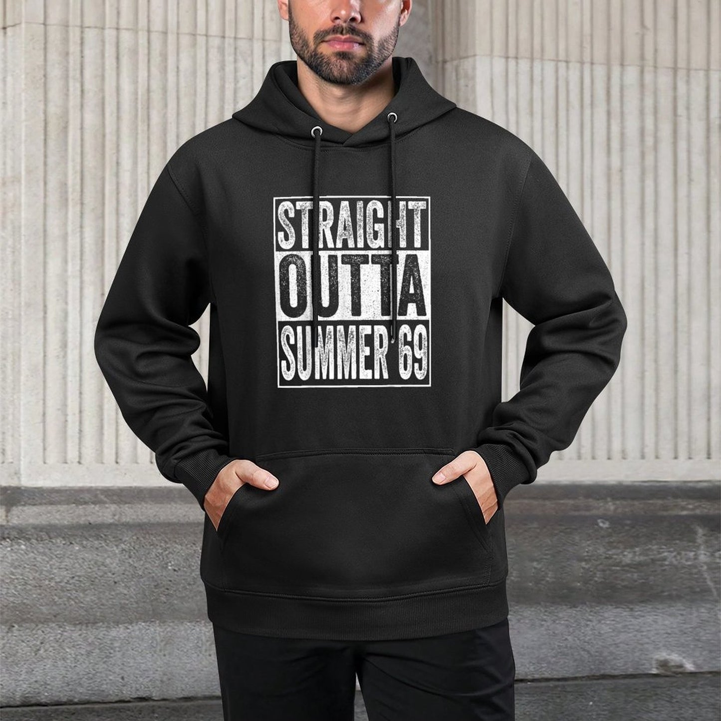Straight Outta Summer 1969 50th Birthday Gifts 50 Year Old Easy Care Hoodie