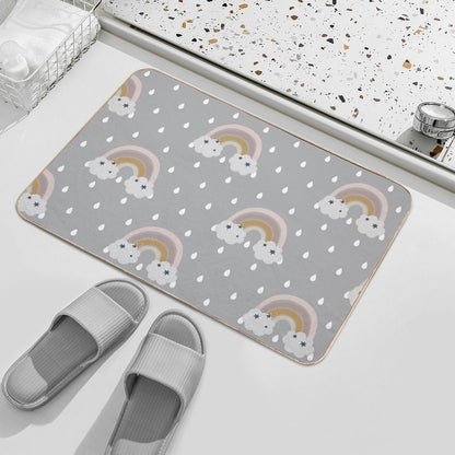 Copy of Tea Party Floral - Pastel  Multi-Purpose Bath Mat
