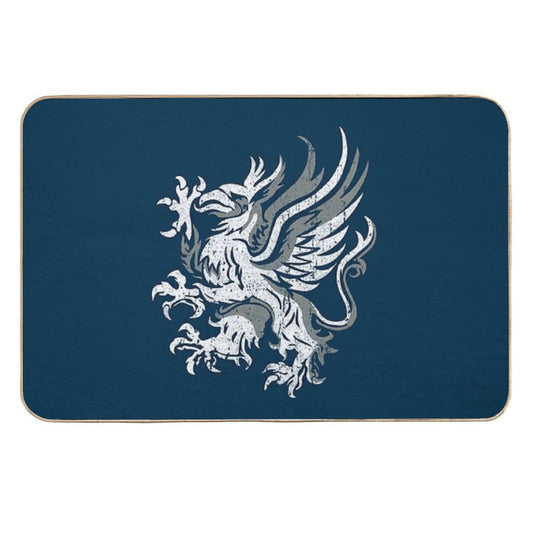 Grey Warden Sigil  Easy To Clean Bath Mat
