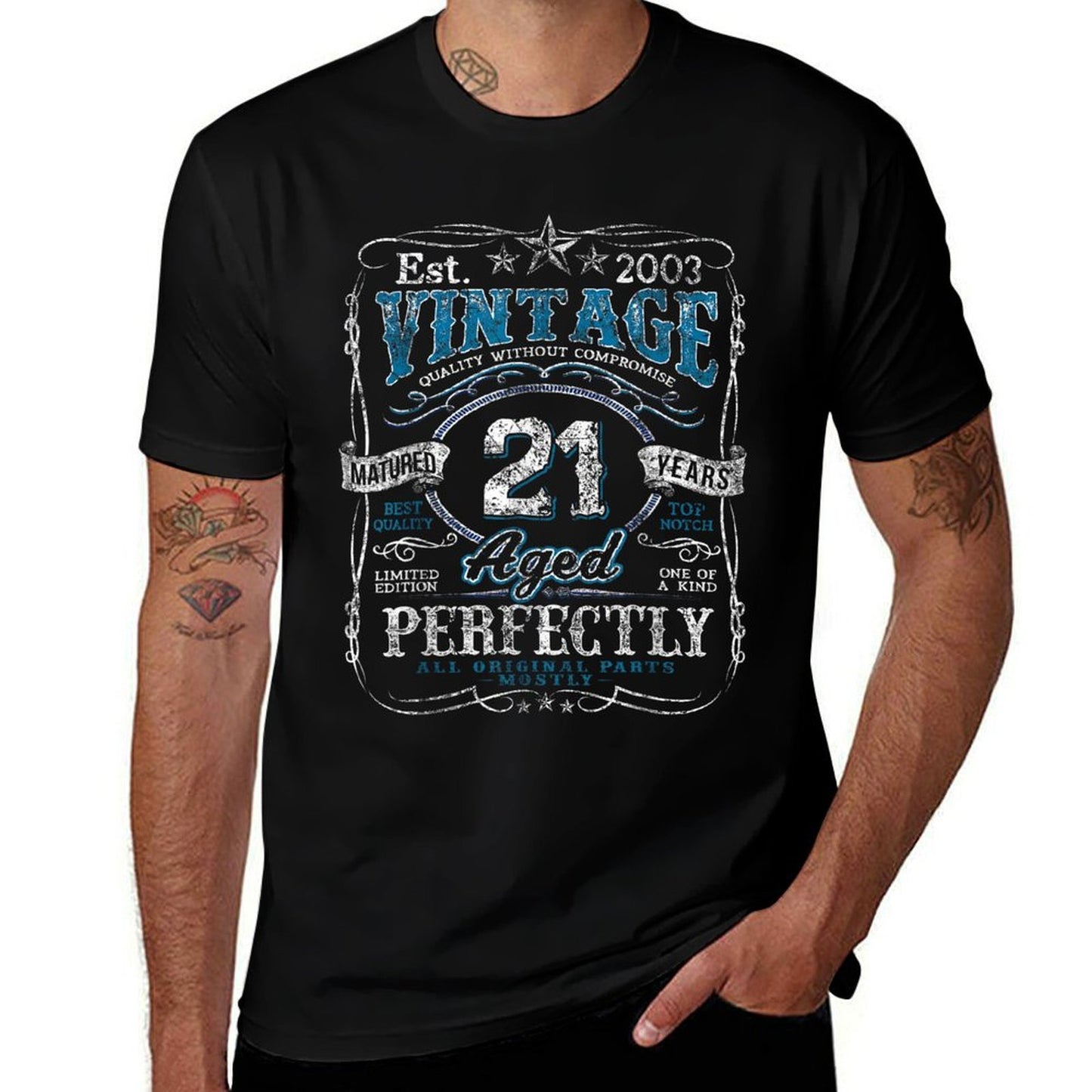 Vintage 2003 Limited Edition 21 Year Old Gifts 21st Birthday  Classic T-Shirt