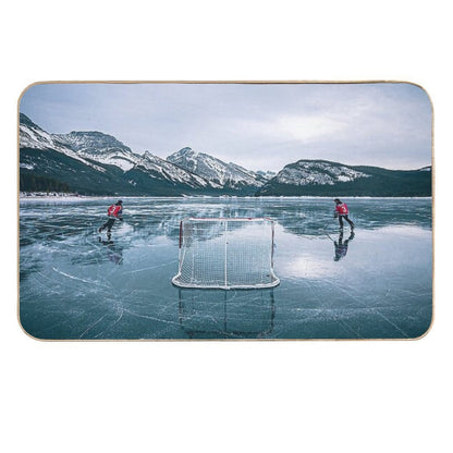Skating on Glass  Versatile Bath Mat