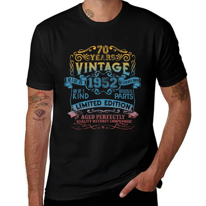 70 Years Old Vintage 1952 Limited Edition 70th Birthday  Graphic-printed T-Shirt