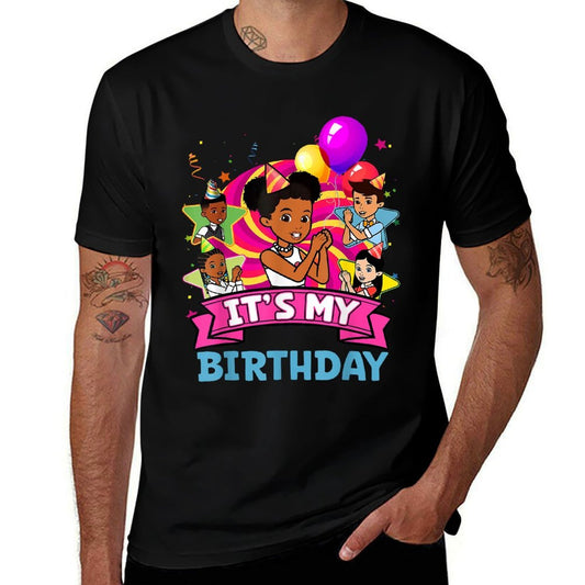 Its My Birthday Girl Party Pink Doll Family Decorations  Slim-fit Cut T-Shirt