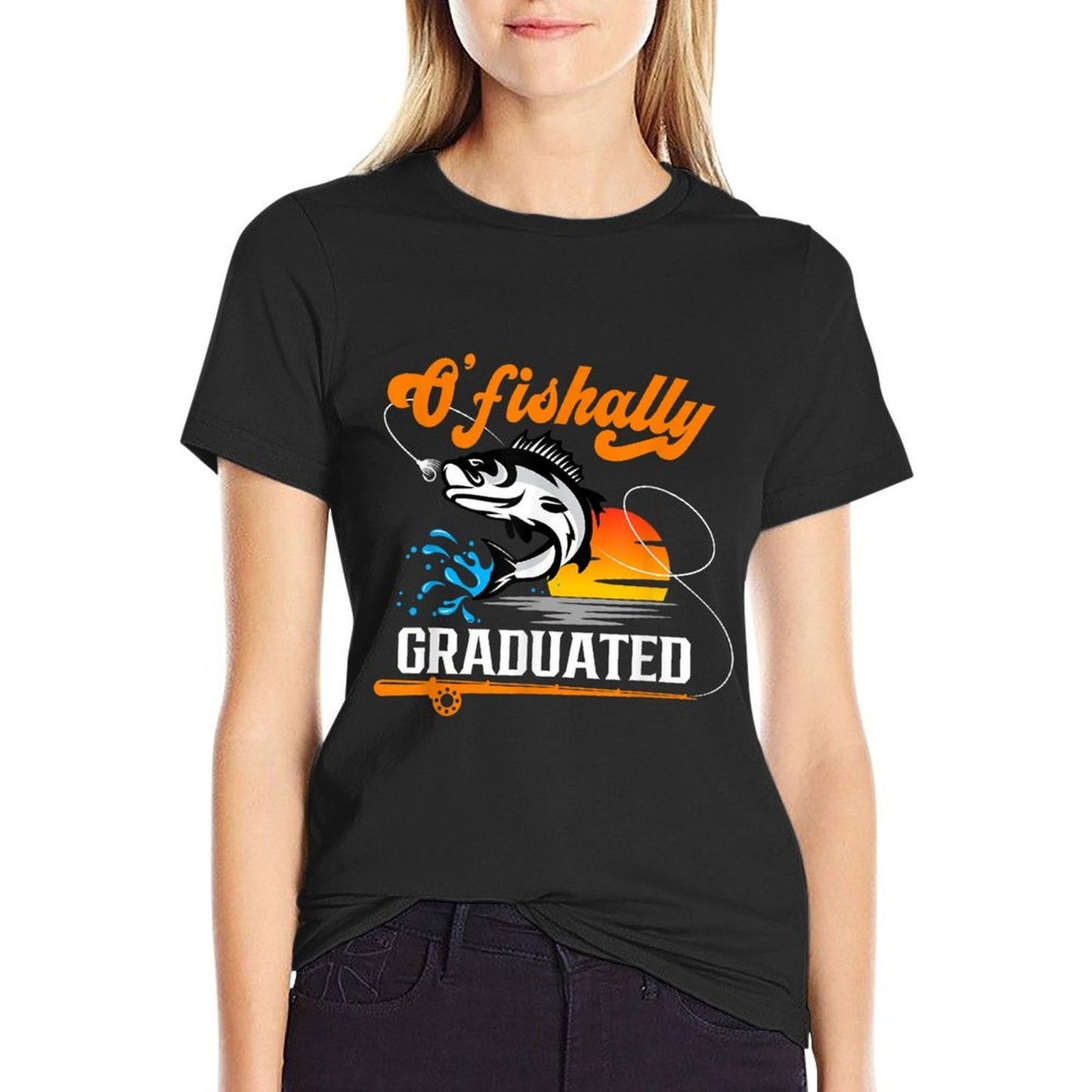 O&#39;fishally Graduated Fishing Lover Graduation Party  Moisture-wicking T-Shirt