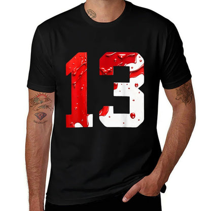 NUMBER 13 YEARS OLD 13TH BIRTHDAY  Eco-friendly Material T-Shirt