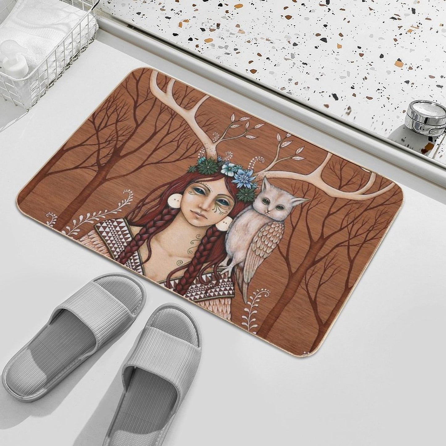 Wood Witch  Absorbent Bath Mat