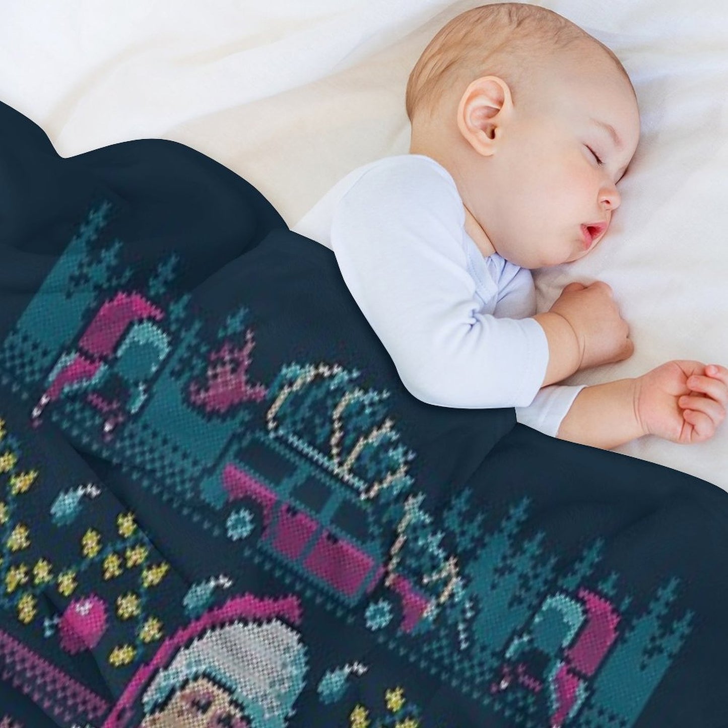 Hap, Hap, Happiest Sweater This Side of The Nuthouse Versatility Throw Blanket
