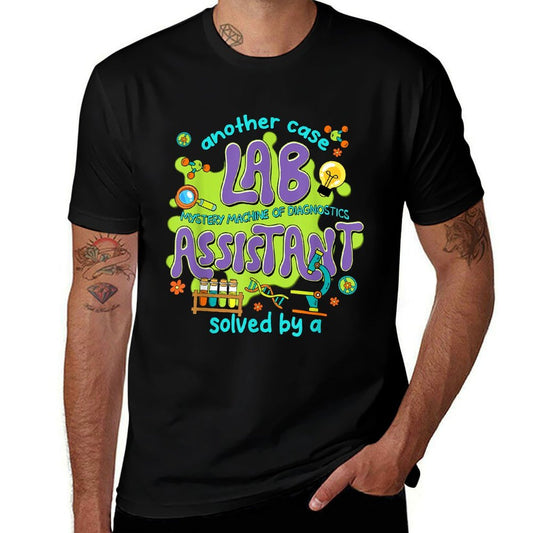 Women Lab Assistant Lab Week 2025 Vintage Mystery Machine  Eco-friendly Material T-Shirt