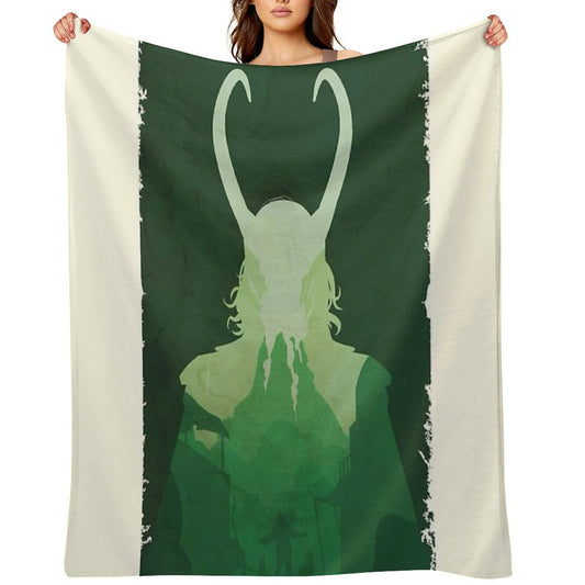 Loki Poster Lightweight Throw Blanket