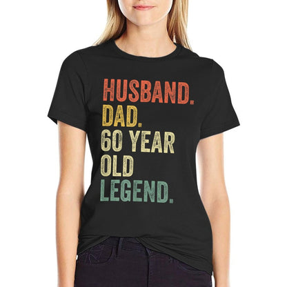 Funny 60th Birthdays For Men Gifts Vintage Dad 1960  Moisture-wicking T-Shirt