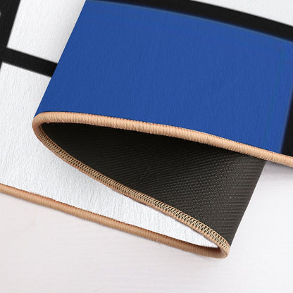 Mondrian Minimalist De Stijl Modern Art I.I © Fatfatin Durable Bath Mat