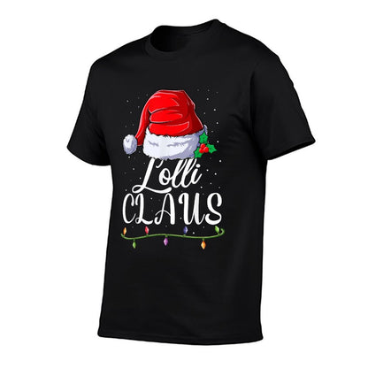 Lolli Claus Family Matching Clothing Santa Christmas Women  Eco-friendly Material T-Shirt