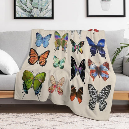 Flutterbies Versatility Throw Blanket