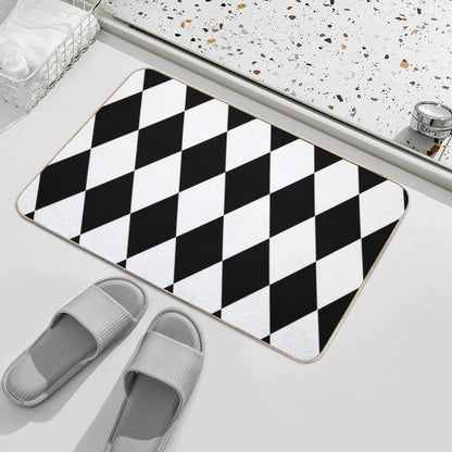 Harlequin Diamonds  Anti-Trip Bath Mat