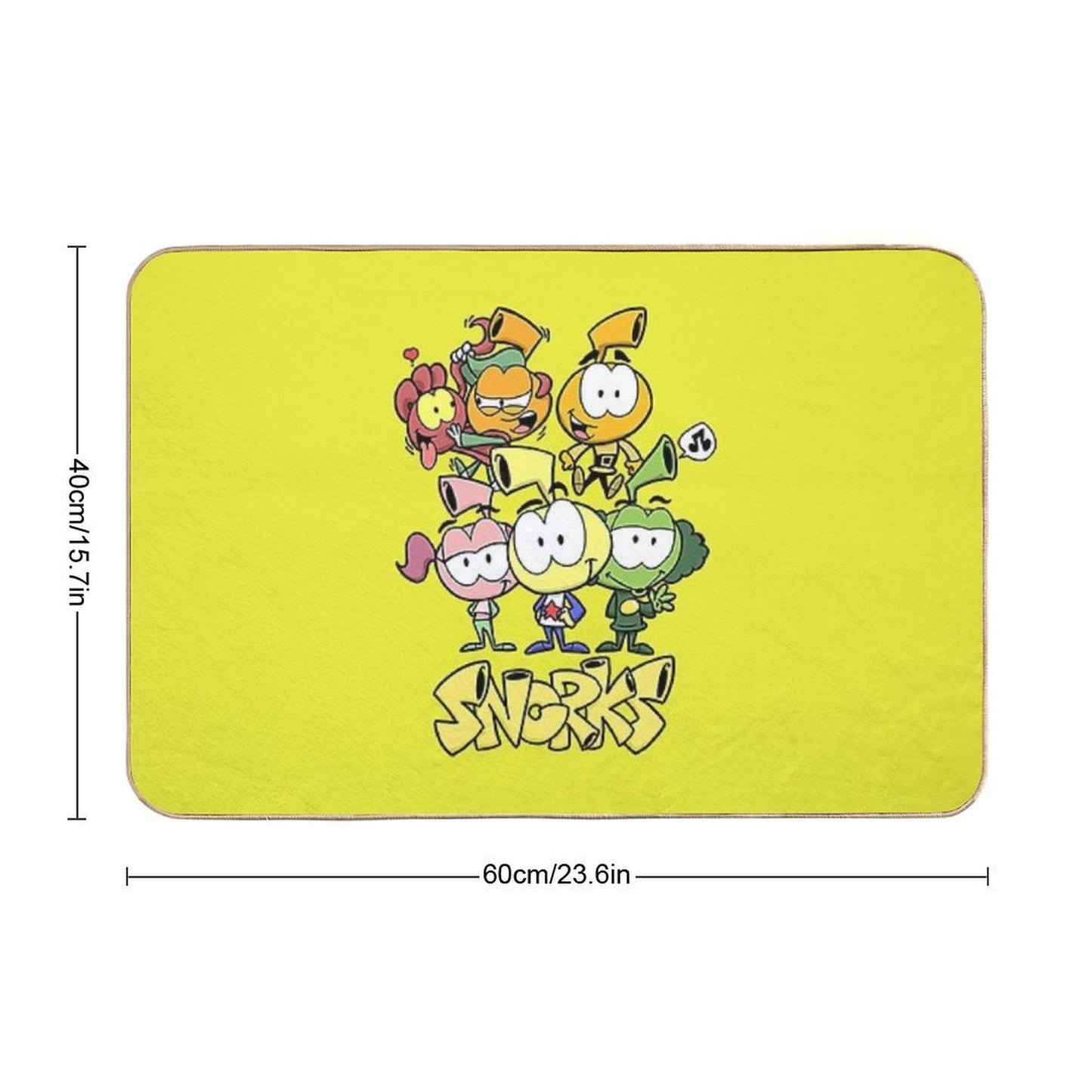 The Snorks Family  Fade-Resistant Bath Mat