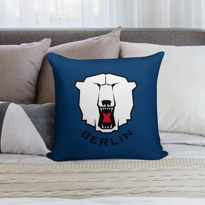 Eisbären Berlin Soft Skin-Friendly Throw Pillow