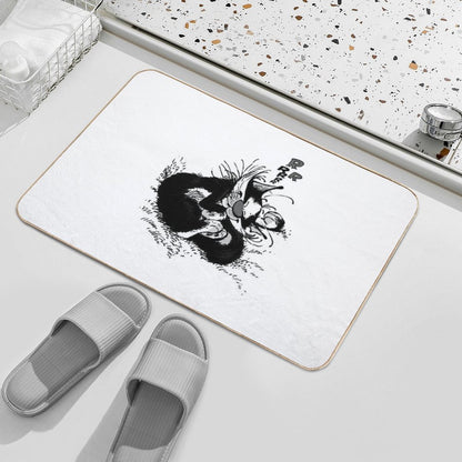 Women Men Spirou Marsu More Then Awesome  Slip-Resistant Bath Mat