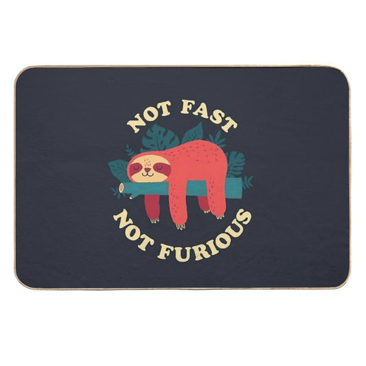 Not Fast, Not Furious  Long-Lasting Bath Mat