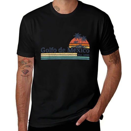 El Golfo De México Para Siempre, Gulf Of Mexico Est 1550  Lightweight T-Shirt