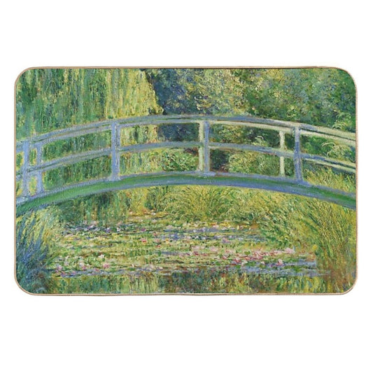 Claude Monet - Water-Lily Pond  Long-Lasting Bath Mat
