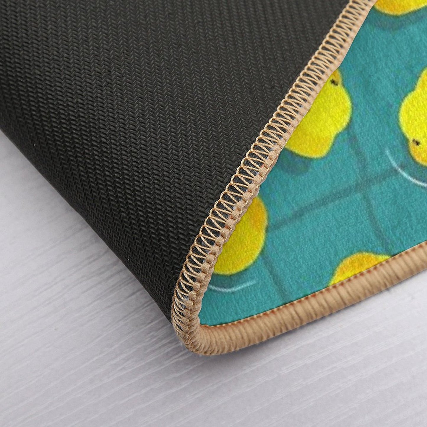 Rubber Ducks on Vacation  Easy Maintenance Bath Mat