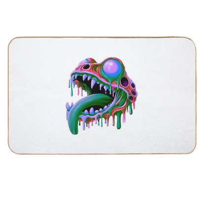 Psychadelic Frog Dripping  Versatile Bath Mat