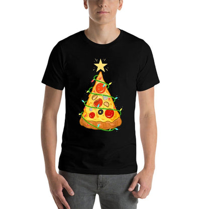 Pizza Christmas Tree Pizza Lover Gift  Moisture-wicking T-Shirt