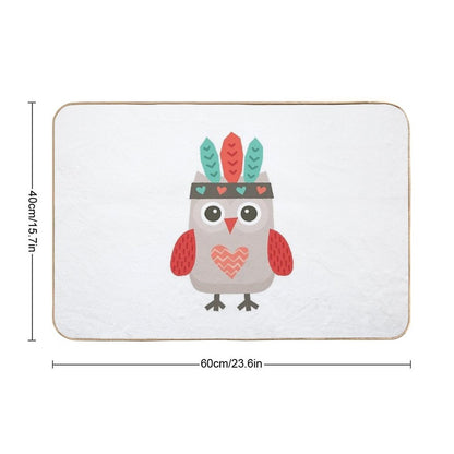 Hipster Owlet  Pet-Safe Bath Mat