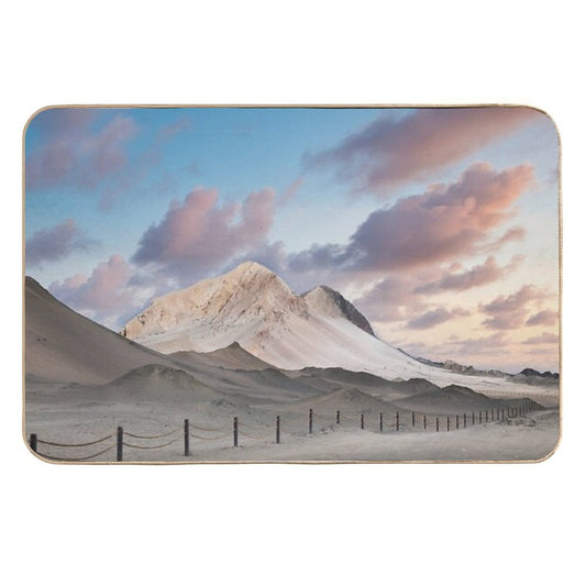 Rainbow Mountain (胭脂山),  Qinghai, China  Eco-Friendly Bath Mat