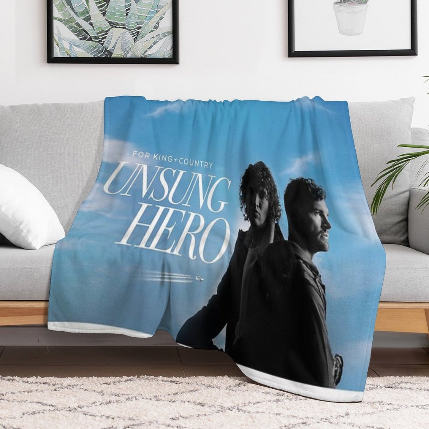 for King And Country Unsung Hero Tour 2024 Premium Throw Blanket