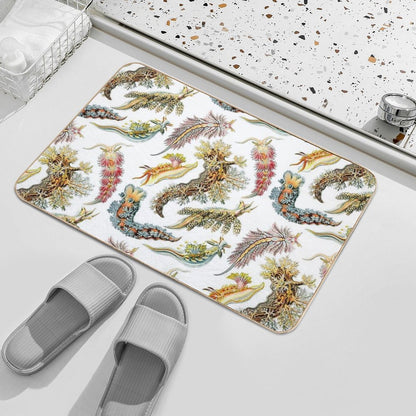 Ernst Haeckel - Nudibranchia (Snails)  Anti-Trip Bath Mat